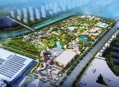 济南万达文旅将建娱乐康体建筑群,位于莲花山东侧