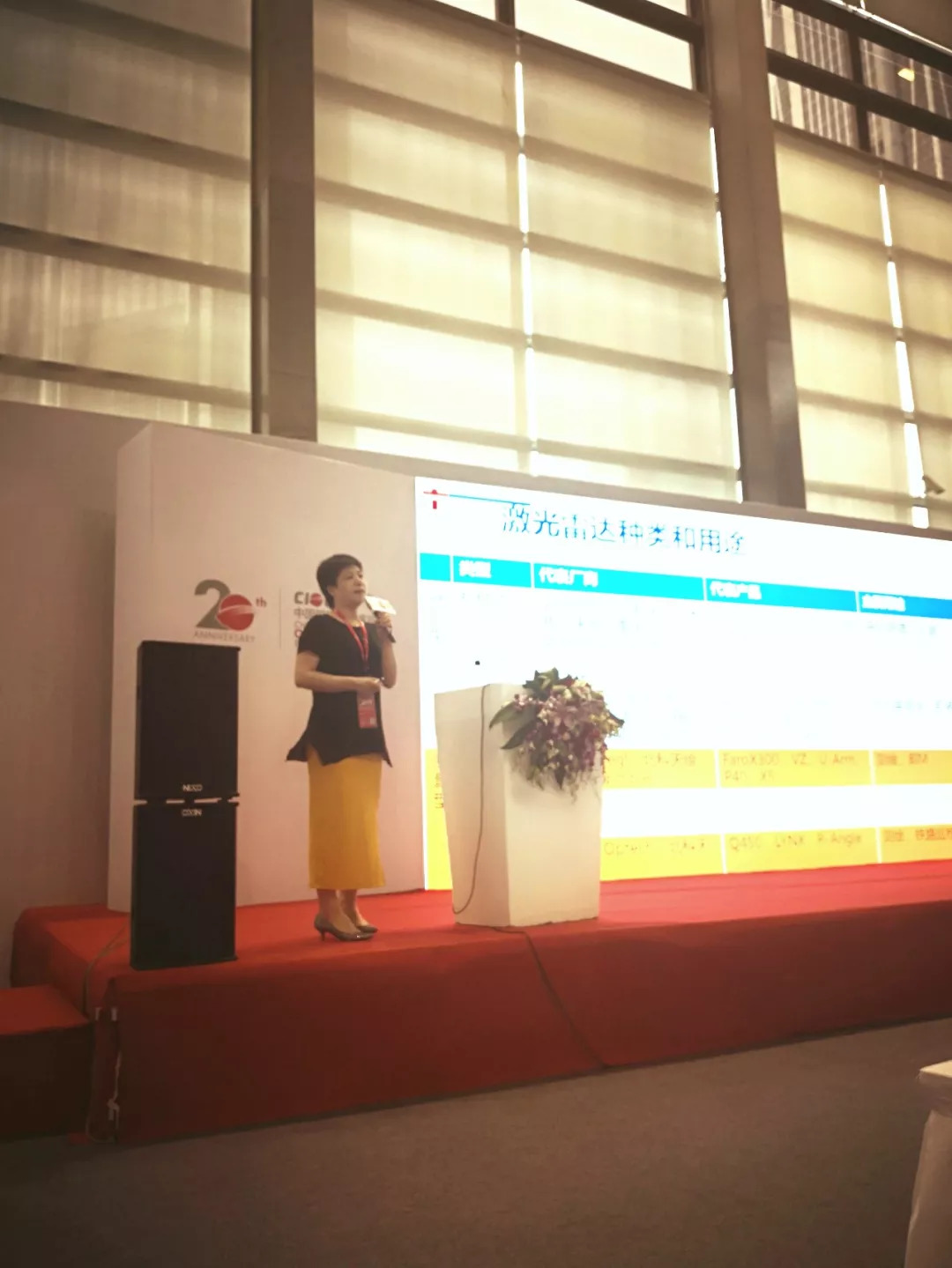 北科天绘ceo张智武女士受邀参加光博会光加汽车电子论坛演讲 并接受