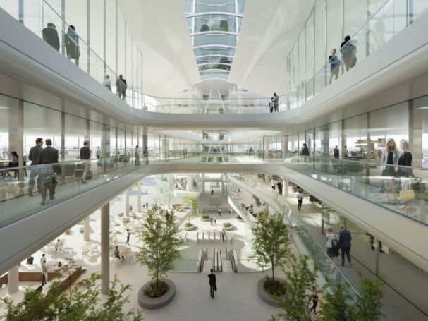 布达佩斯最高建筑的内部效果图!