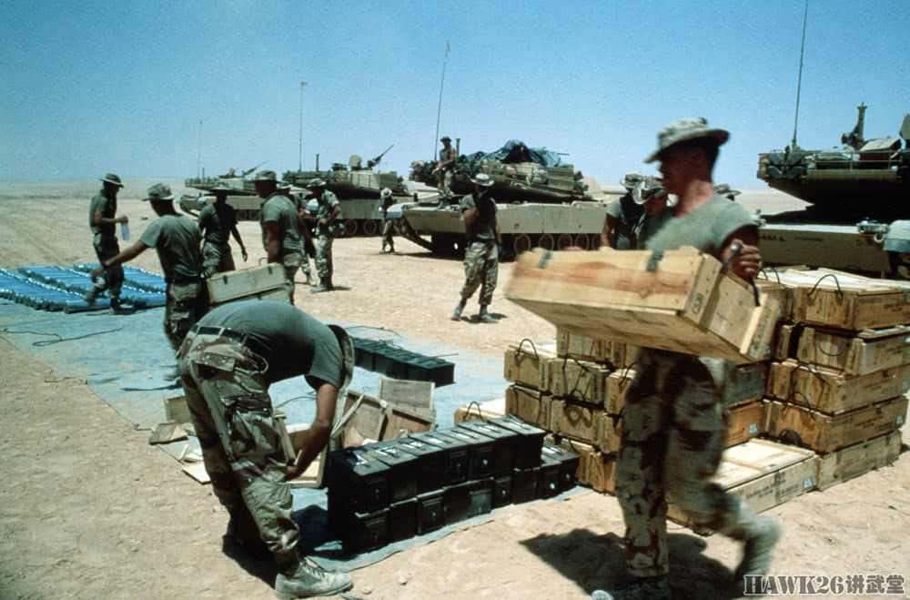 有图为证:海湾战争美军使用了105mm主炮的m1主战坦克