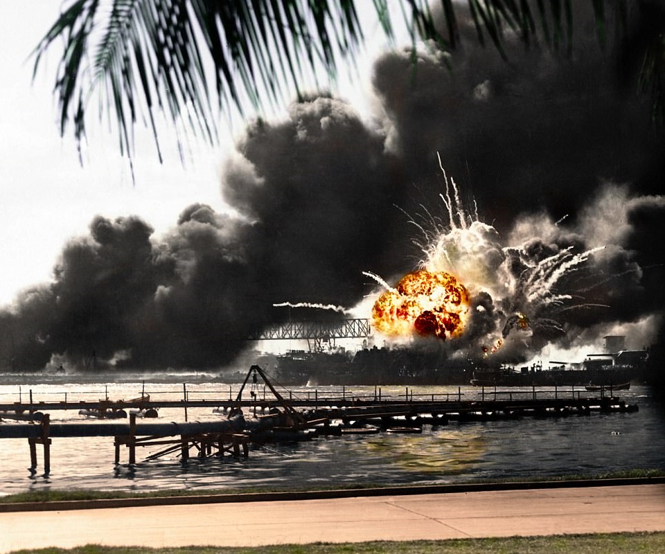 大洋中的搏杀:太平洋战争真实彩色照片,清晰度堪比