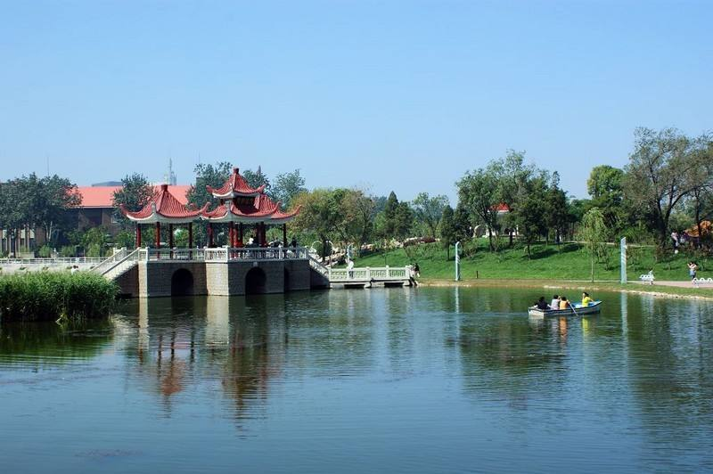 非常优美的天津湾公园,河滨公园.天津市也许有你寻觅的旅行的意义