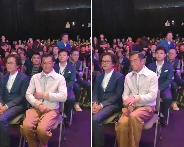 古天乐素颜参加时尚活动,穿着还不如普通人抢眼,毫无明星包袱