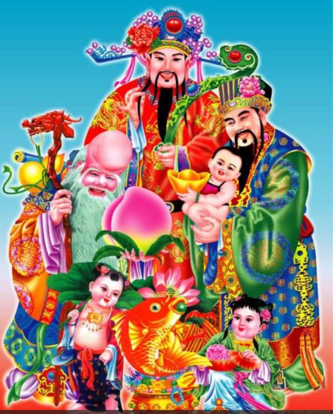 传统中国年画欣赏