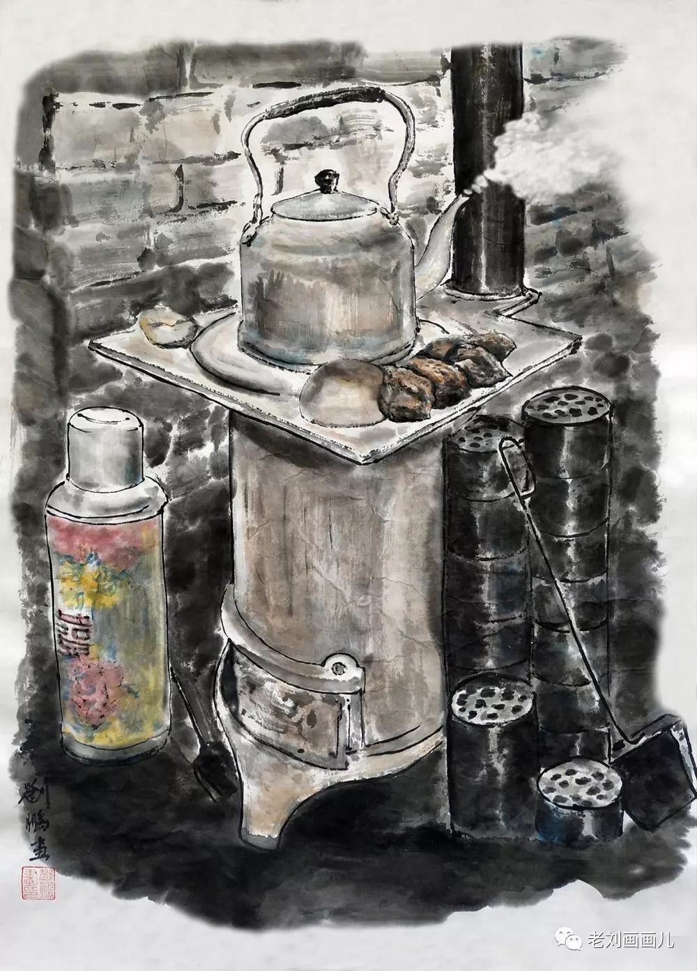 炉台儿上的白薯和馒头老北京人管煤炉叫火炉子,以前住平房的北京人都