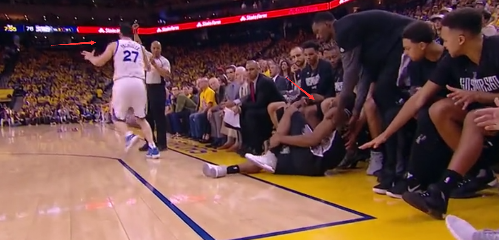 就这么对待坏人?小卡再谈被勇士扎扎垫脚,那可是改变历史的一脚