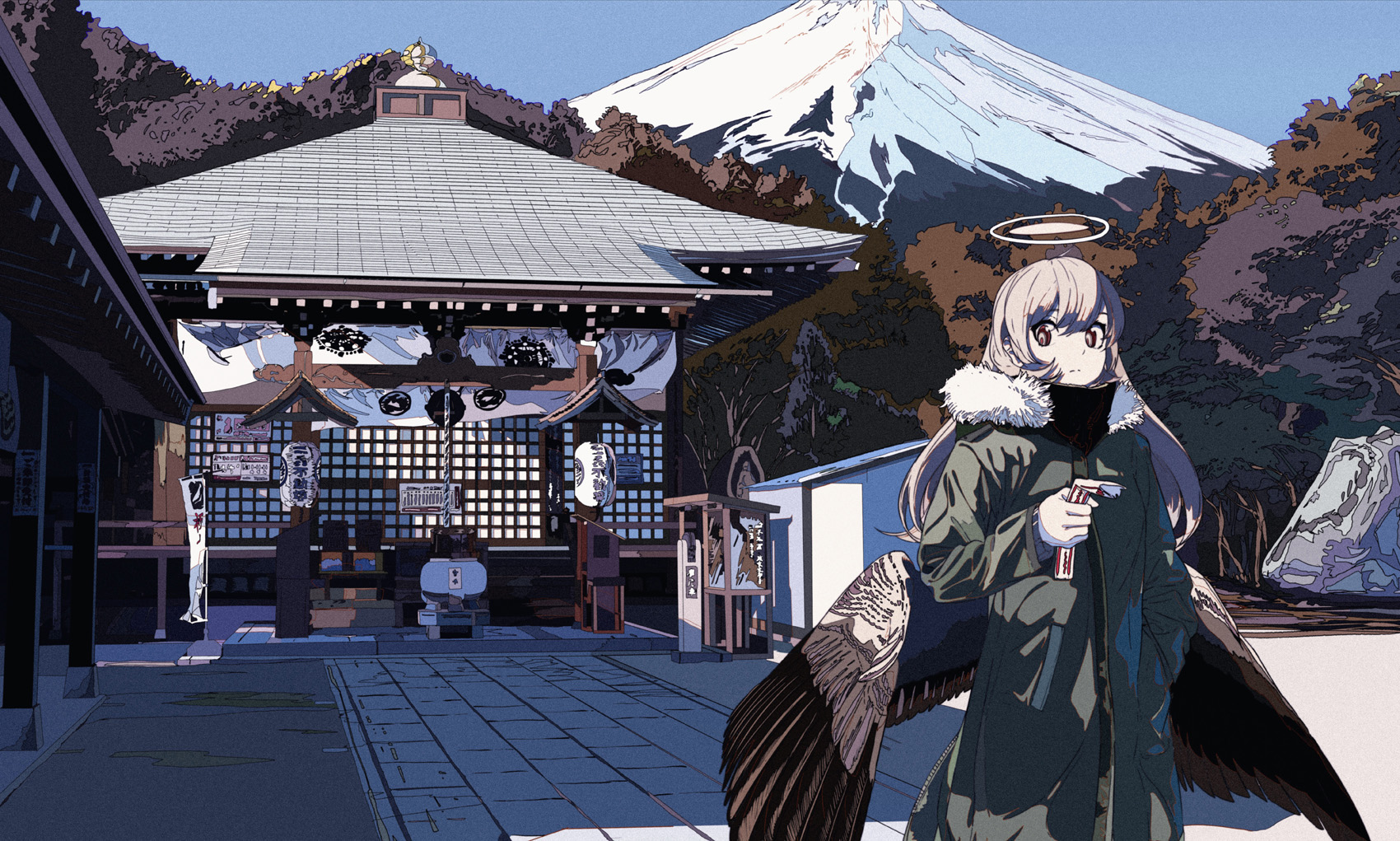 日本插画师焦茶风格独特的插画作品!很有点上世纪的"复古"感觉