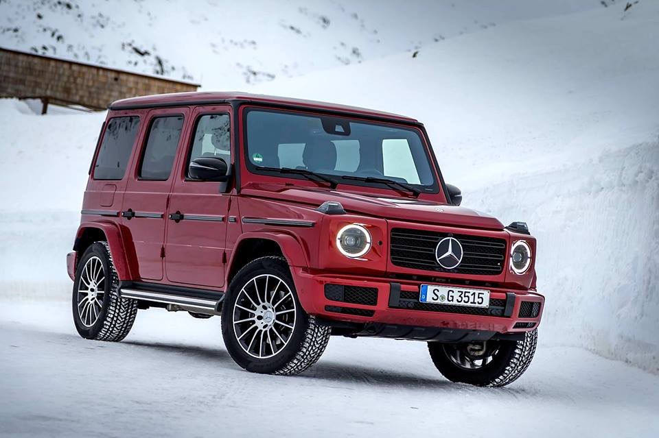 奔驰全新大g g350d,红色的大g觉得怎么样