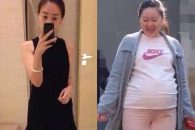 宝妈晒怀孕前后对比照,变化大到不敢认,网友:买家秀和卖家秀