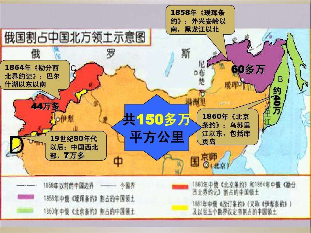 从康熙时期到近代中国,沙俄总共侵占了我国多少领土?