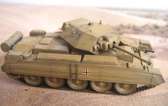 在阿莱曼战役之前,"十字军"坦克一直是"沙漠之鼠"英军第7装甲旅的主力