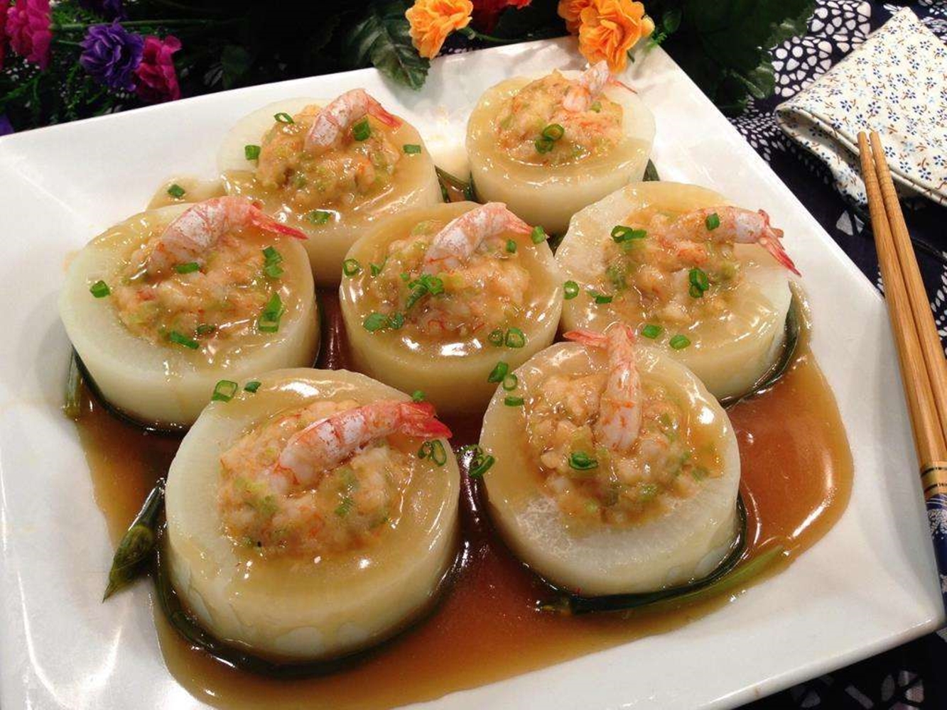 分享酿萝卜的做法,香嫩可口,美味营养,且别具特色