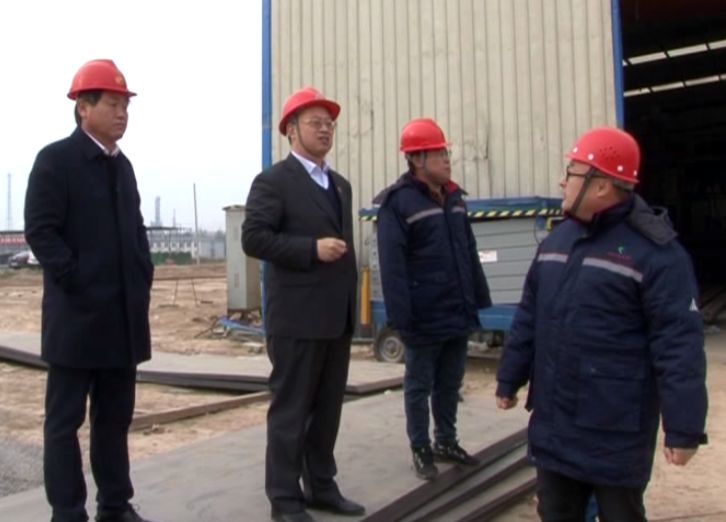 濮阳市人大常委会副主任马宜品到范县调研新型化工基地建设工作