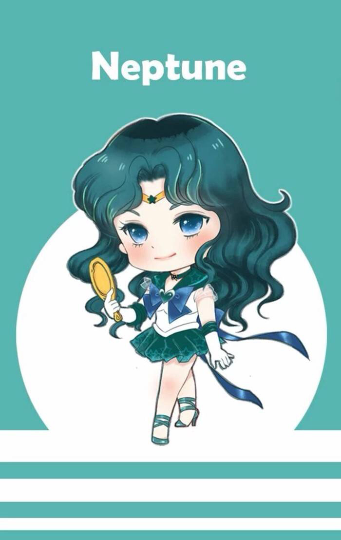 美少女战士q版壁纸!