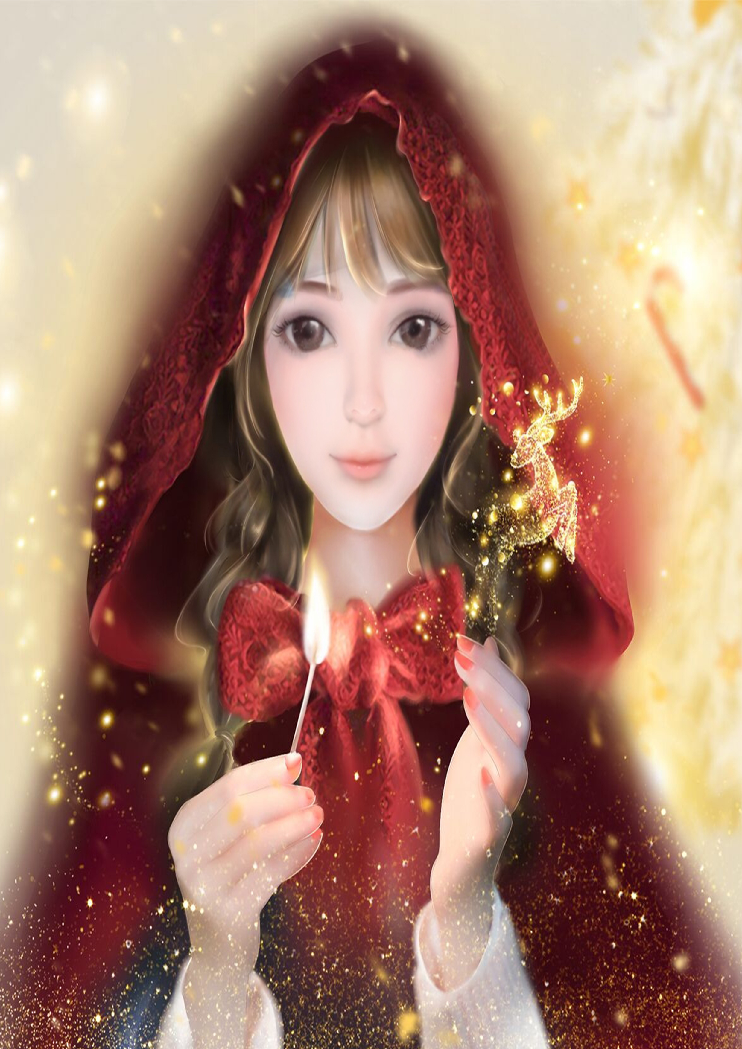 思思的圣诞节也会陪伴你一同度过,不过思思也是叶罗丽之中的学霸,很有