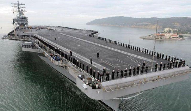 在役航母搭载人数对比,美国5260人,俄罗斯2020人,中国呢