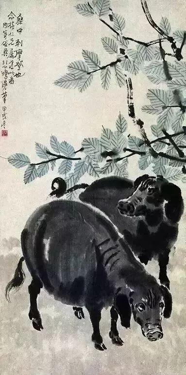 齐白石,徐悲鸿,黄永玉等五位艺术大师笔下的猪,祝您诸事如意!