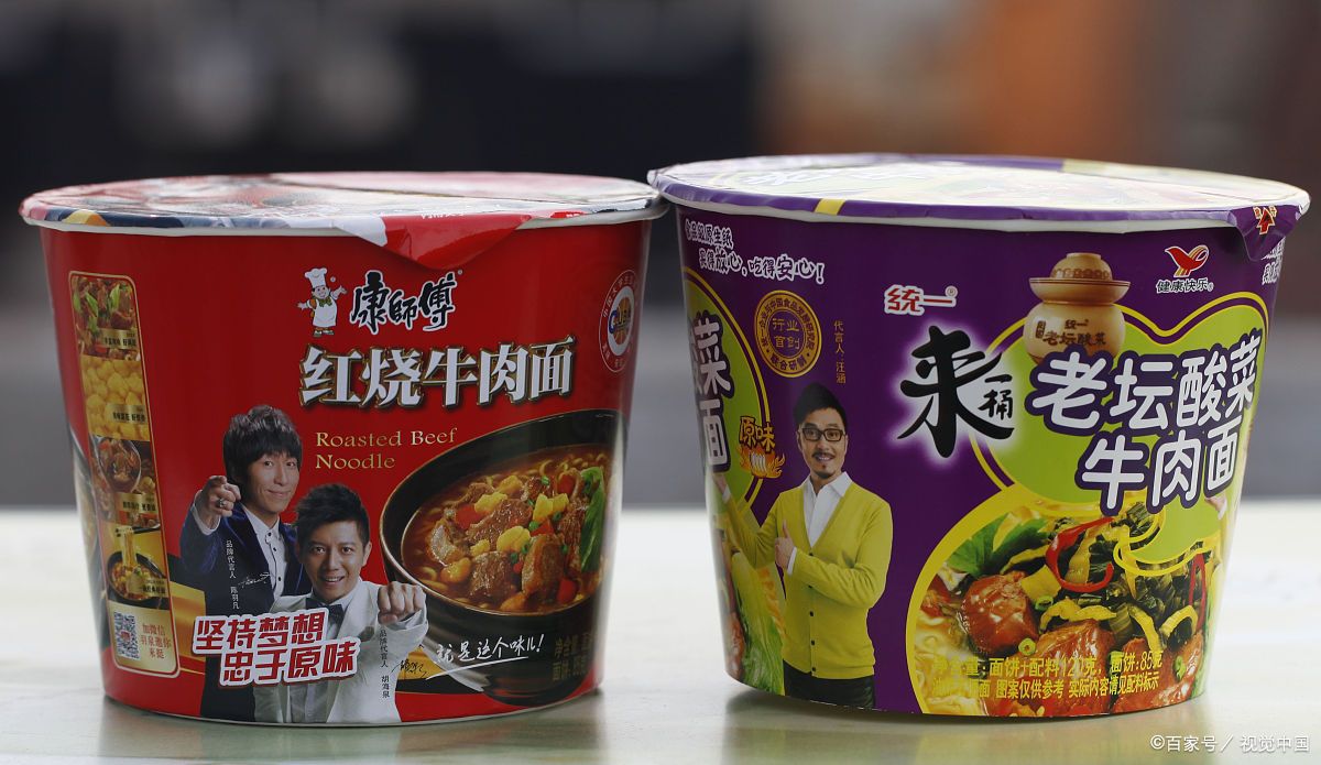 统一和康师傅的方便面大战