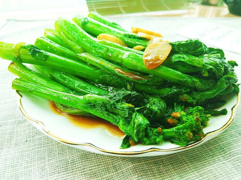 炝炒油菜苔图片