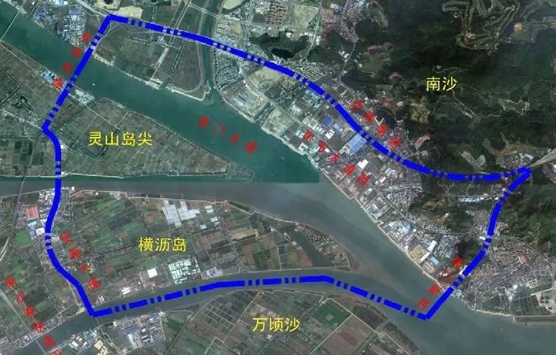 广州南沙灵山岛尖横沥岛尖最全面交通规划图曝光!金融岛多线交叉