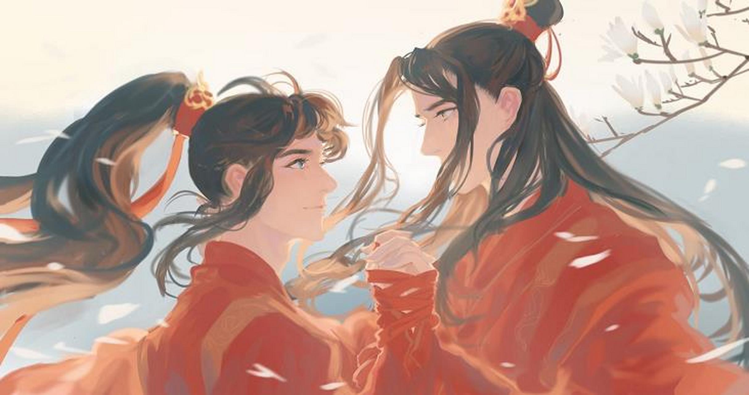 万物皆可云# 仙都怪谈太太的新作,喜服版的"忘羡",美轮美奂的红色,太