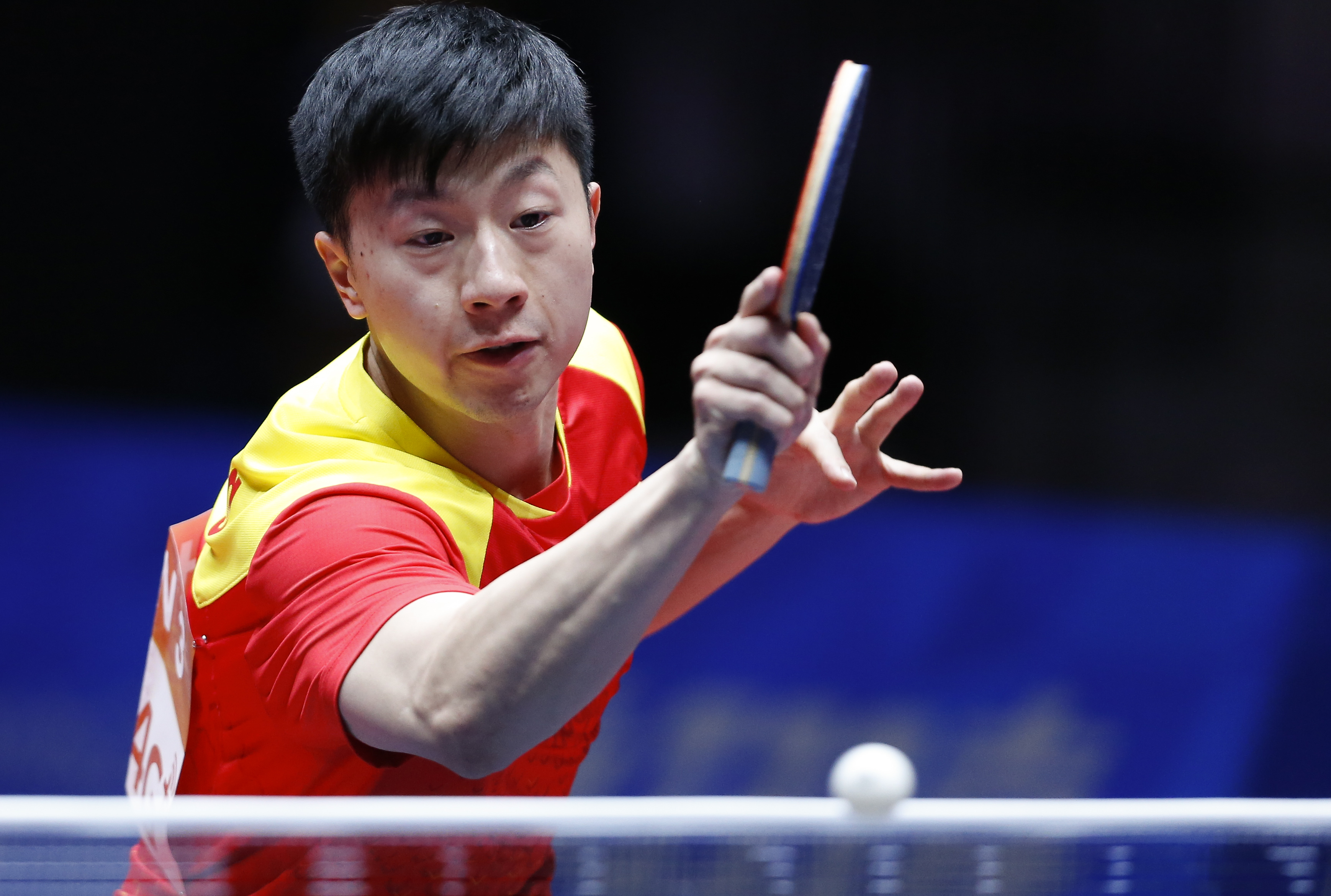 乒乓球——世乒赛男团:中国胜奥地利晋级四强(9)