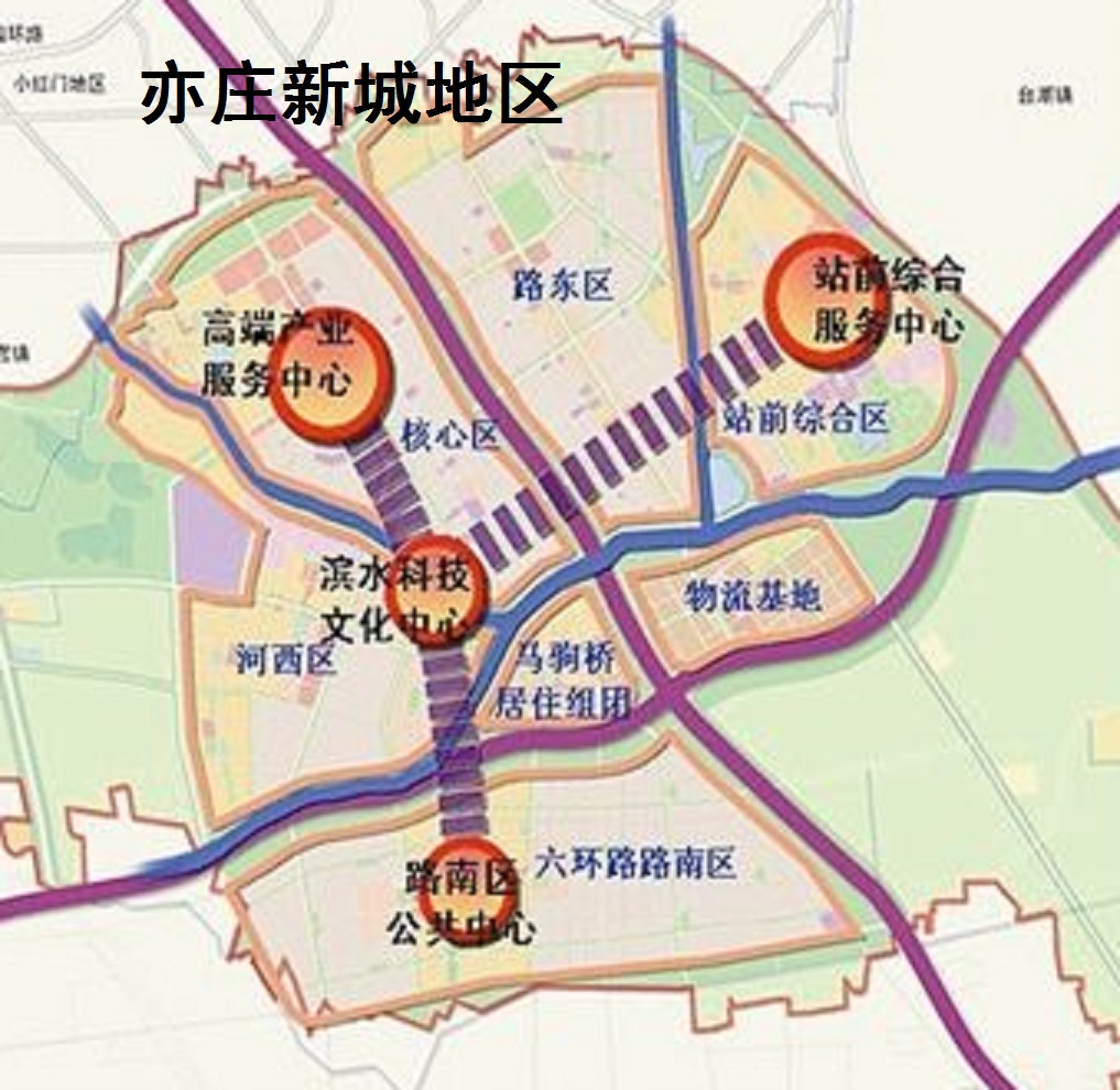 解读北京市通州区与亦庄新城的关系:面积占一半,却是从属区域