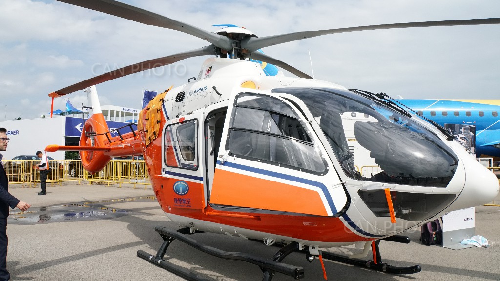 空客h135最新款亮相新加坡航展 买家为捷德航空