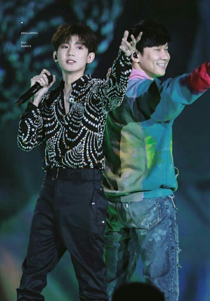 《长大以后的世界》,诞生日演唱会的王源林俊杰合唱