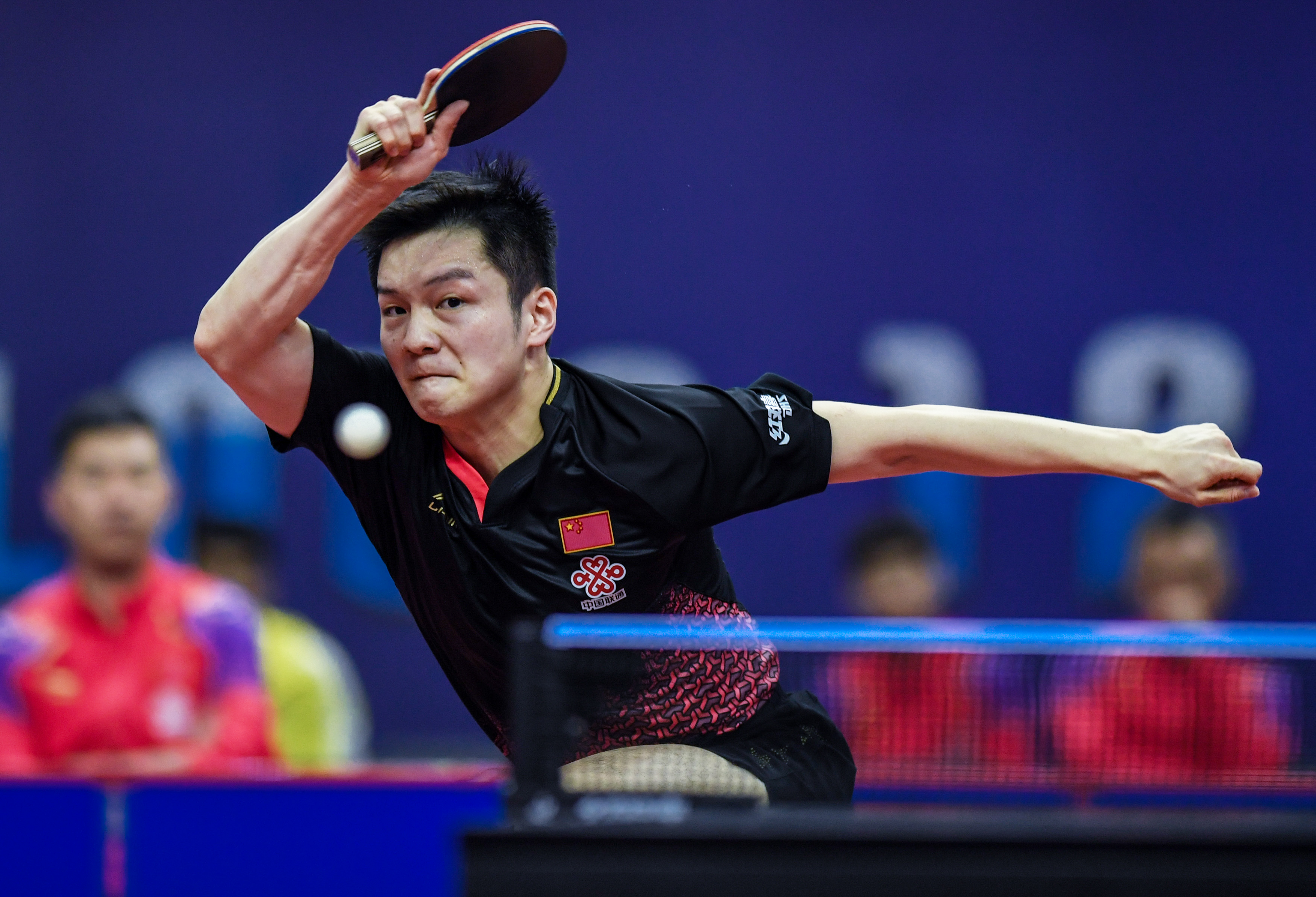 乒乓球——世乒赛直通赛:樊振东胜薛飞