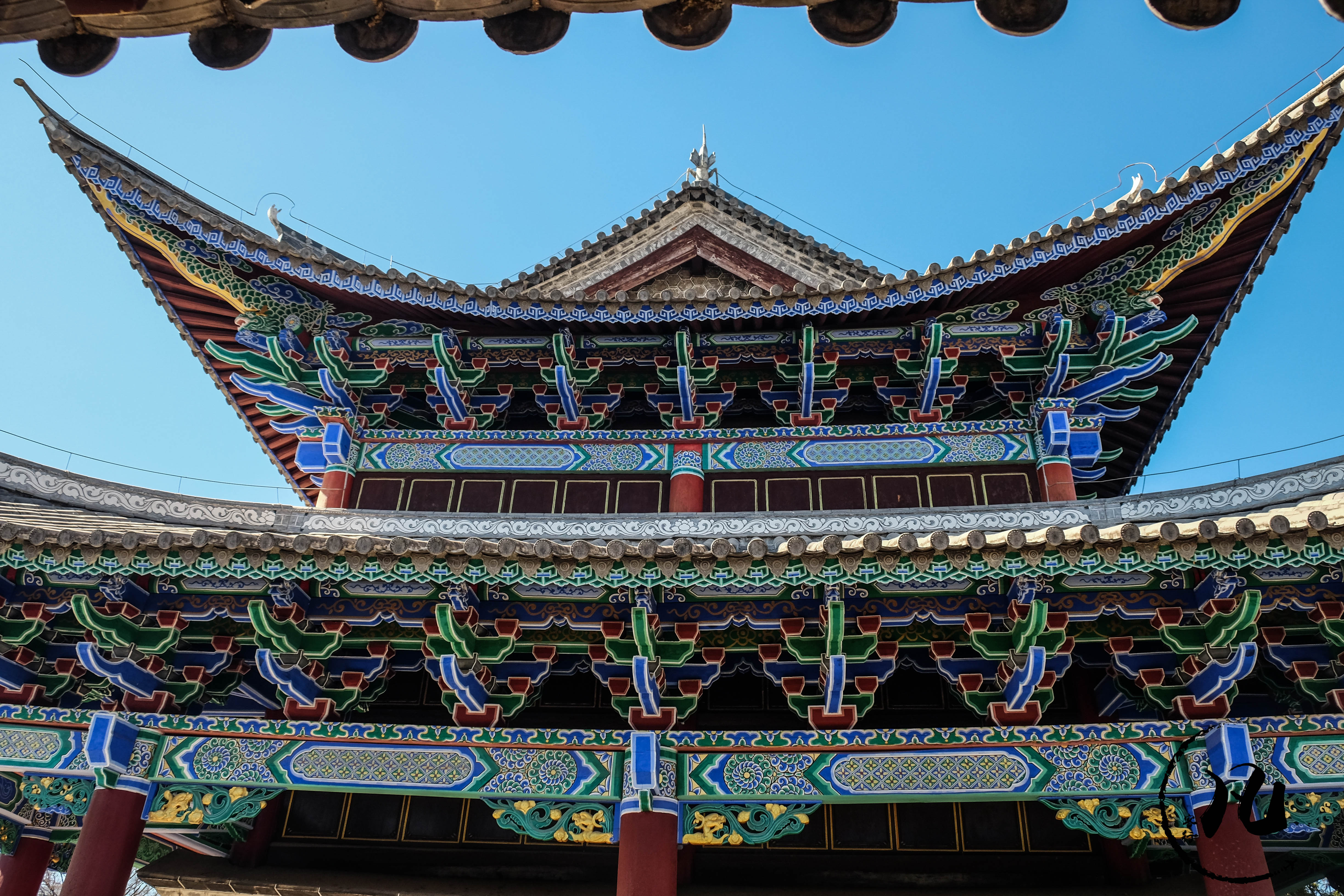 你也许想不到,南诏博物馆吸引我的不是那些展品,而是这里的建筑