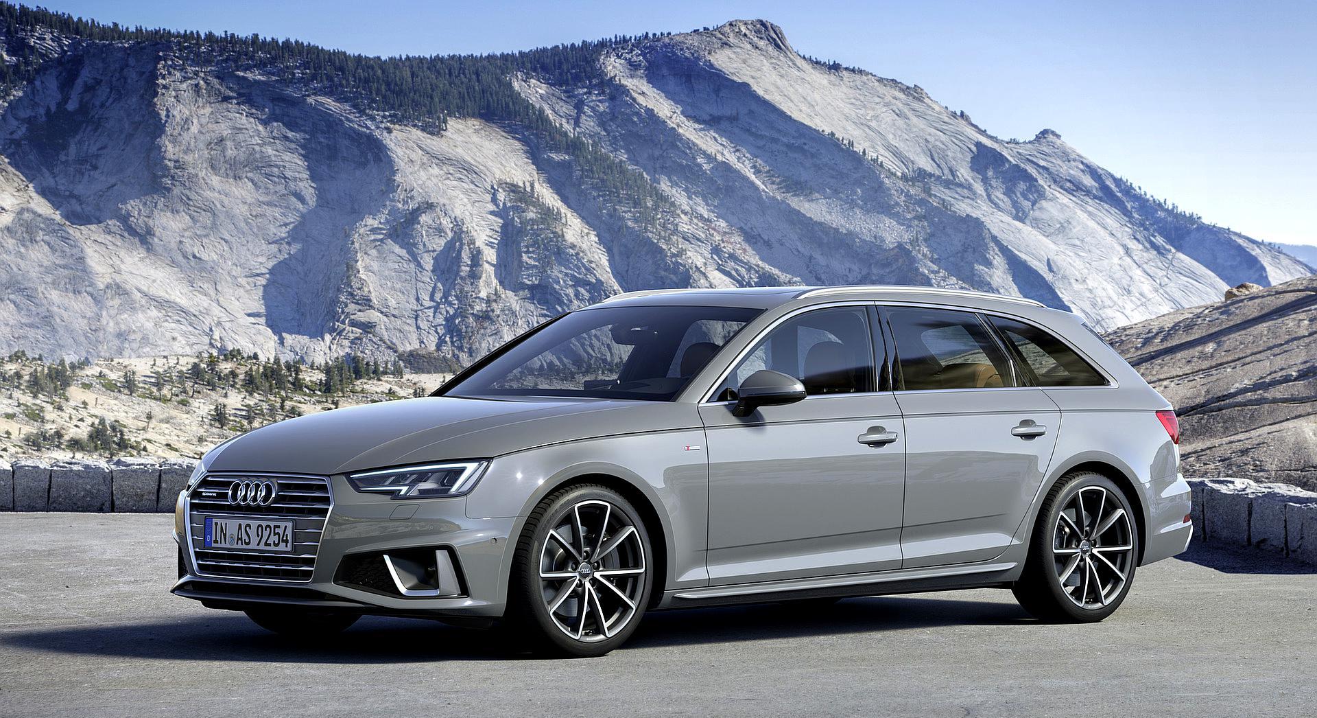 2019款奥迪a4 avant,侧方视角