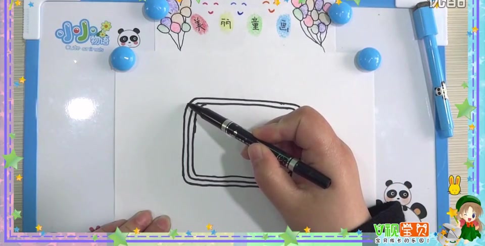 如何画电视机简笔画卡通画电视剧简笔画教程 儿童简笔画图片大全