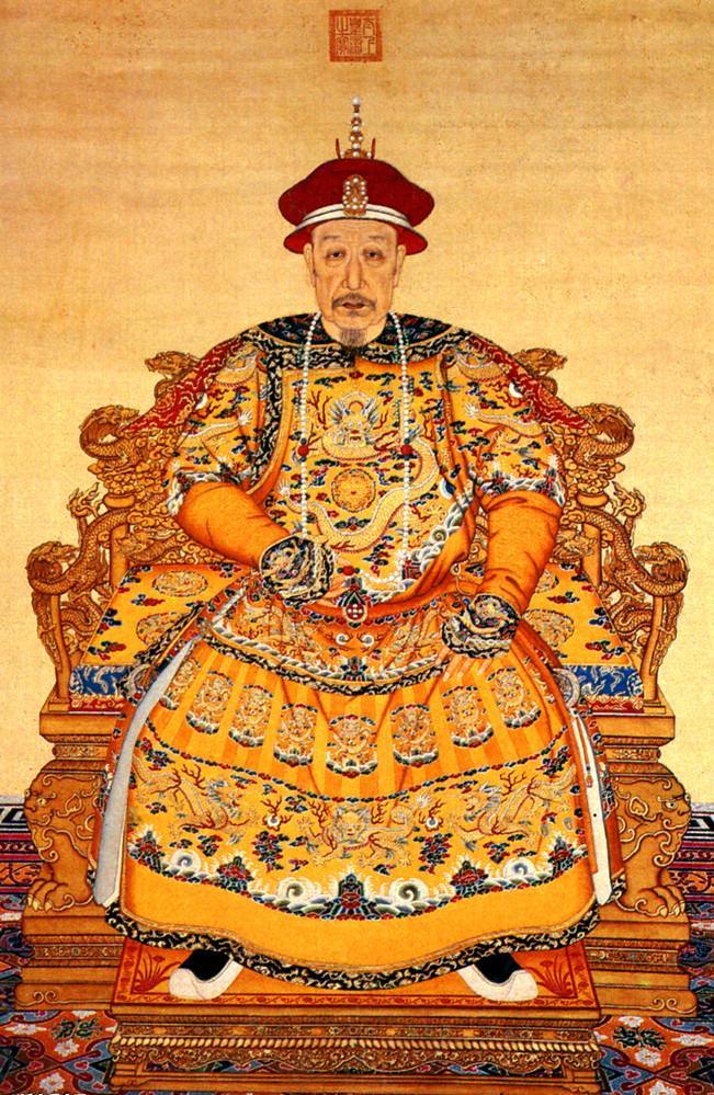 中国历史上最后一个封建王朝,清朝历代皇帝画像图集!
