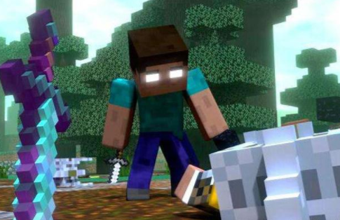 我的世界:雪屋地下室竟有him的身影?玩家开创造模式吓傻了!