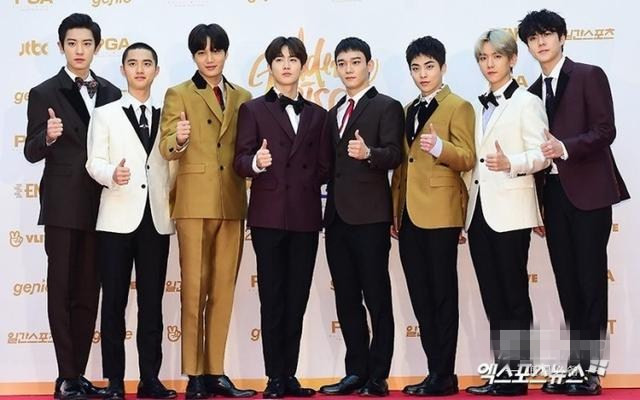 金唱片颁奖典礼exo以四赏收获满满,防弹少年团夺唱片部门大赏!