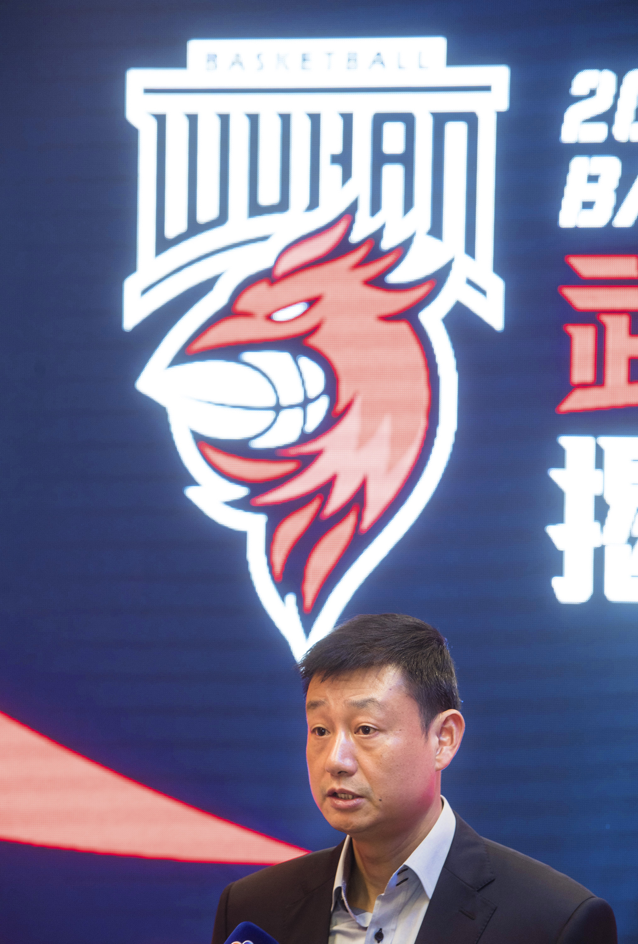 篮球——武汉职业篮球俱乐部举行揭牌仪式nbl再添新军(3)