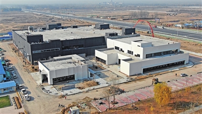 银川中关村集成电路产业研发中心主体完工