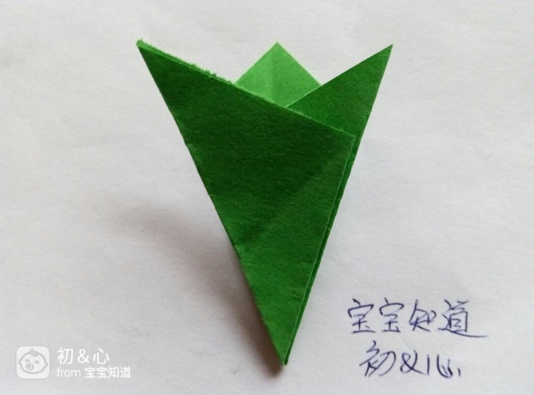 「手工擂台」第3期:绿色的五角树叶窗花