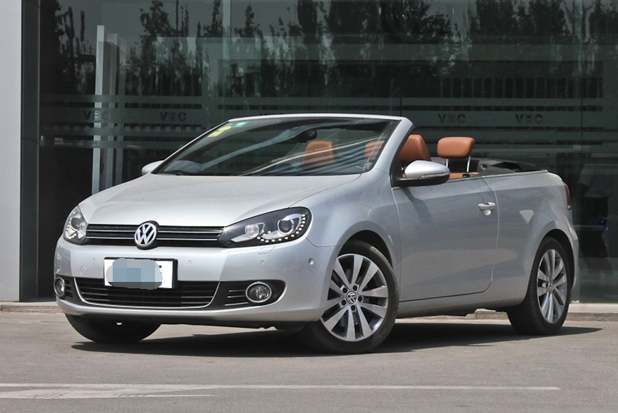 观感十分不错的大众进口 golf敞篷 豪华型的奢华气息