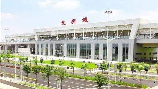 广深港客运专线进入深圳的第一站——光明城站