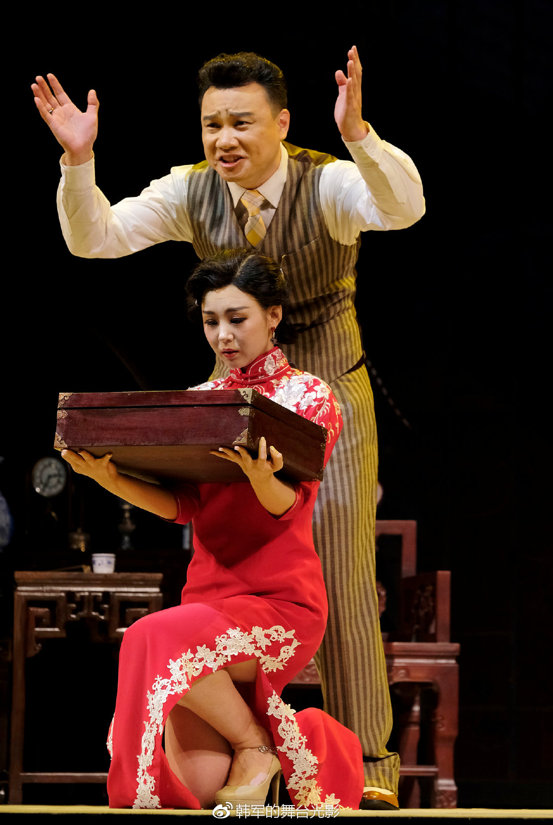 北京人艺三排田汉名剧《名优之死》年轻演员撑起年度大戏(剧照)