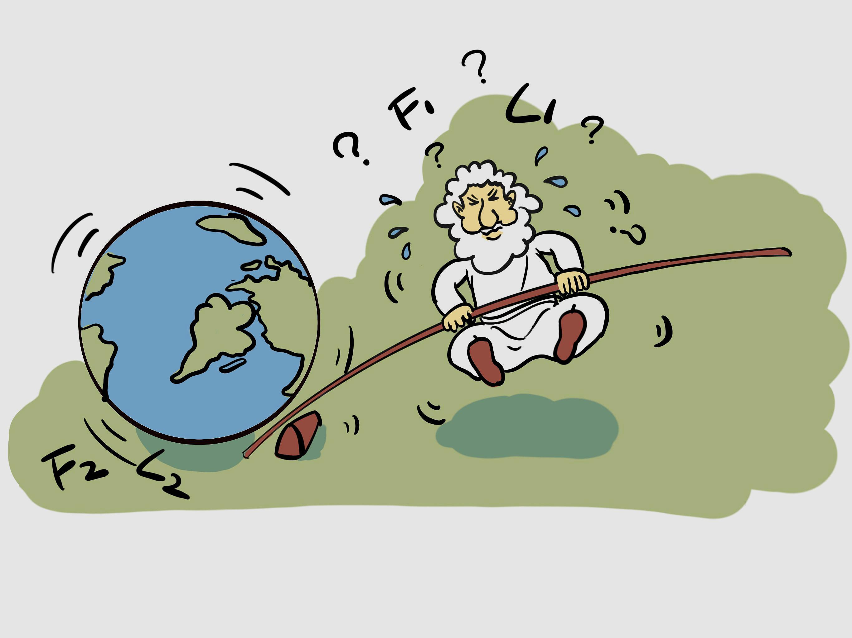 给我一个支点,我能撬动地球——阿基米德真能撬动地球吗?