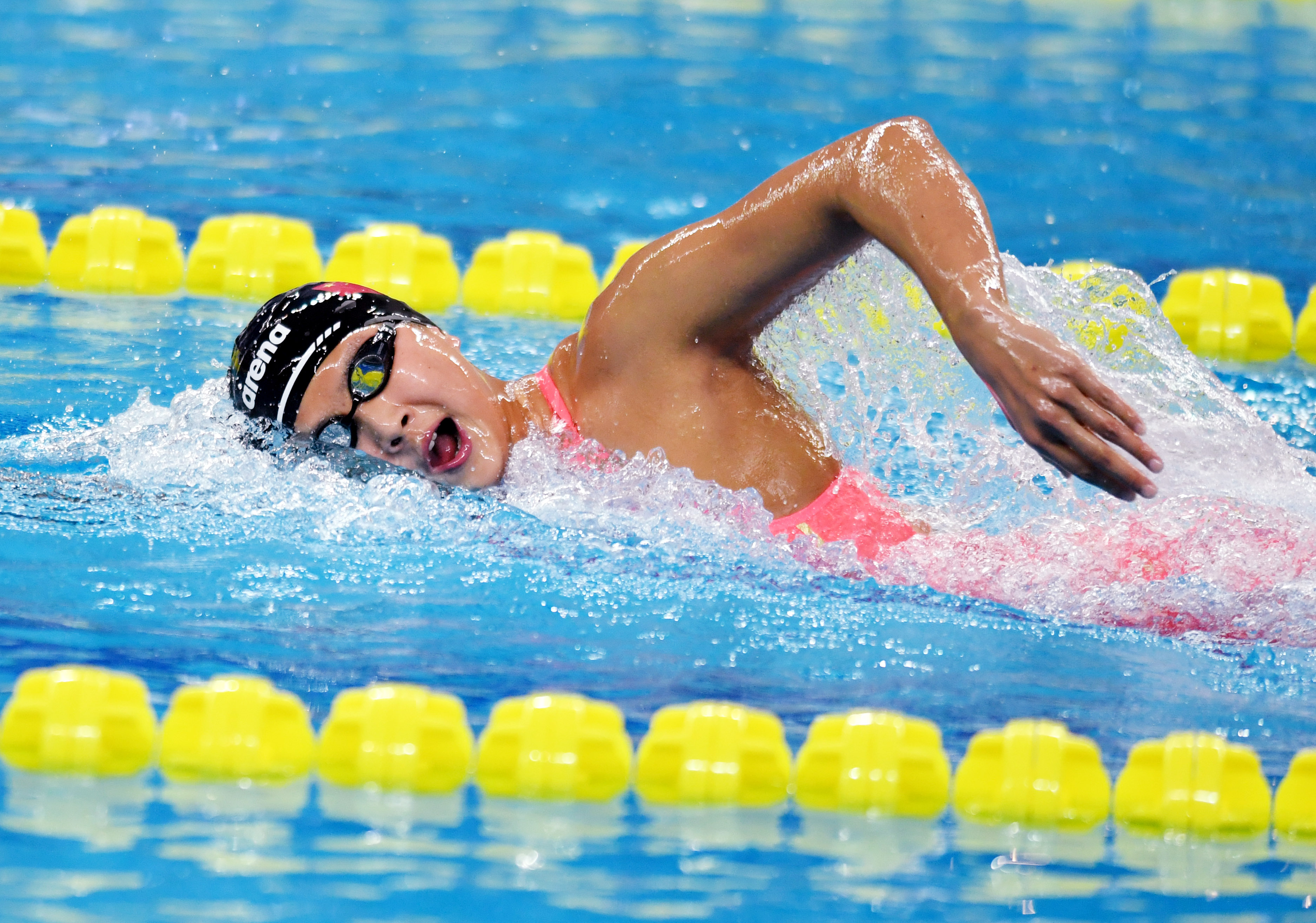 游泳——全国冠军赛:王简嘉禾1500米自由泳夺冠