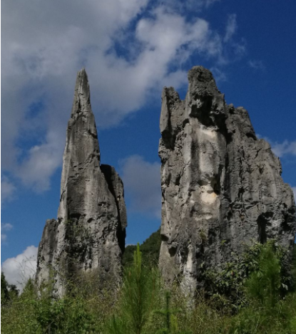 "泥凼石林"奇峰林立,怪石嵯峨,妙景奇观是大自然的馈赠