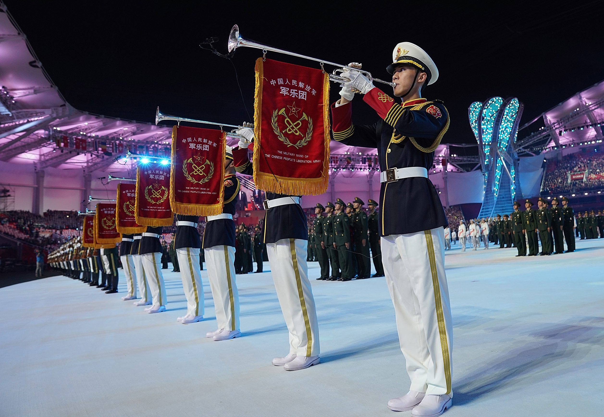 第七届世界军人运动会在武汉开幕