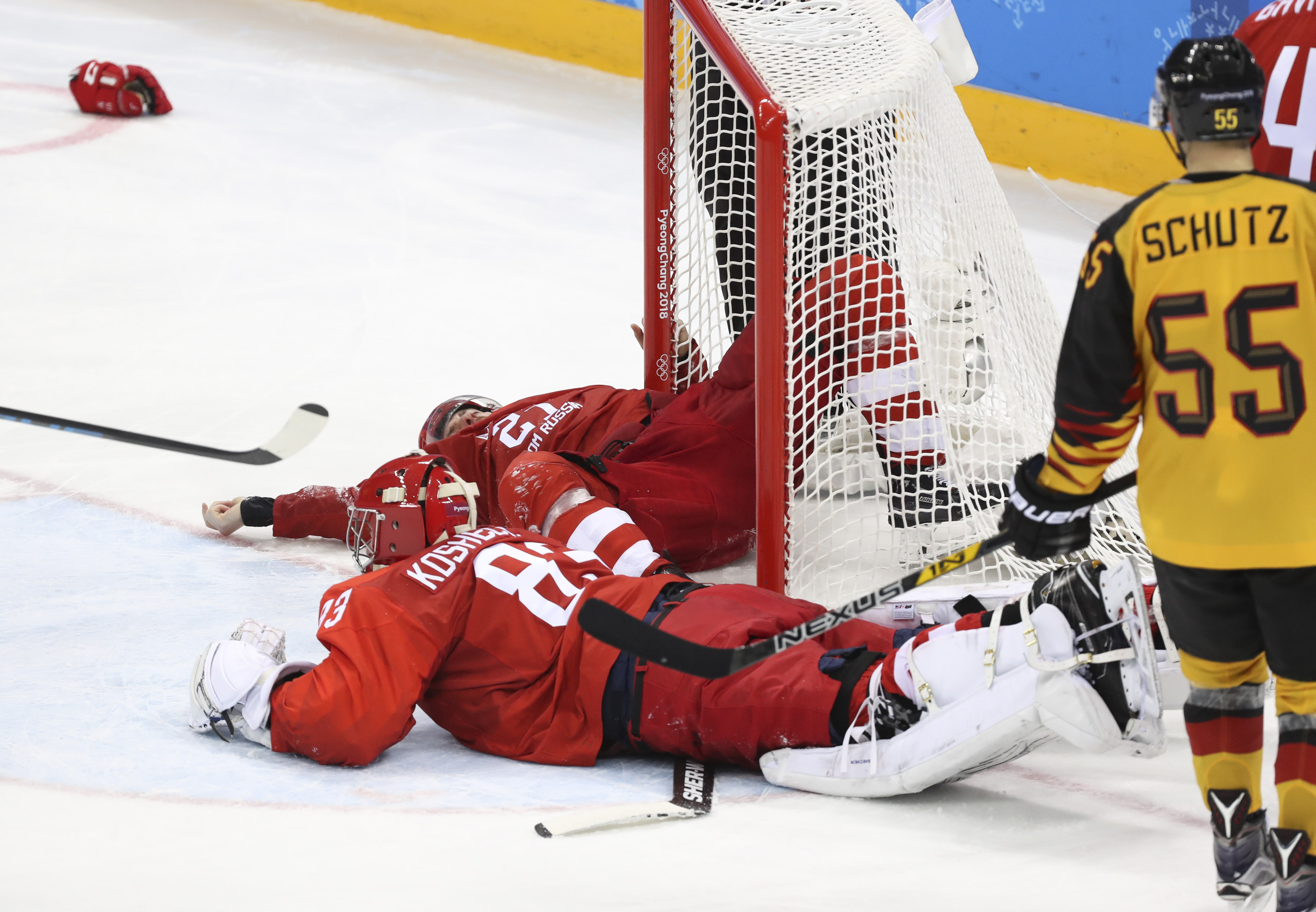 (冬奥会)(41)冰球——男子决赛:俄罗斯奥林匹克选手夺冠