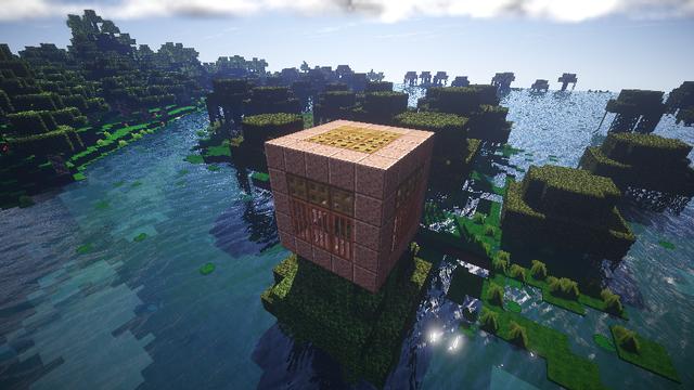 我的世界:还做山洞小屋?不如试试这款懒人房舍,摆脱山顶洞人