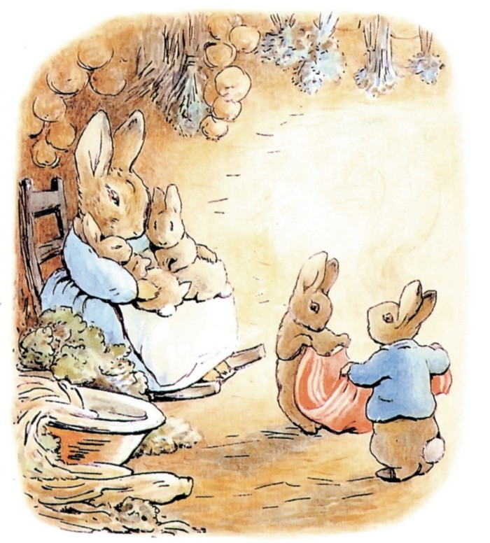 最美插画:你还记得彼得兔吗?它就像童年时的你一样淘气又可爱