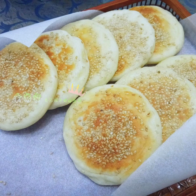 芝麻发面烙饼,方便快捷,松软好吃